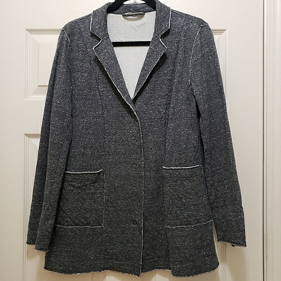 Eileen Fisher Sweatshirt Blazer Jacket Sz.S - Picture 4 of 13